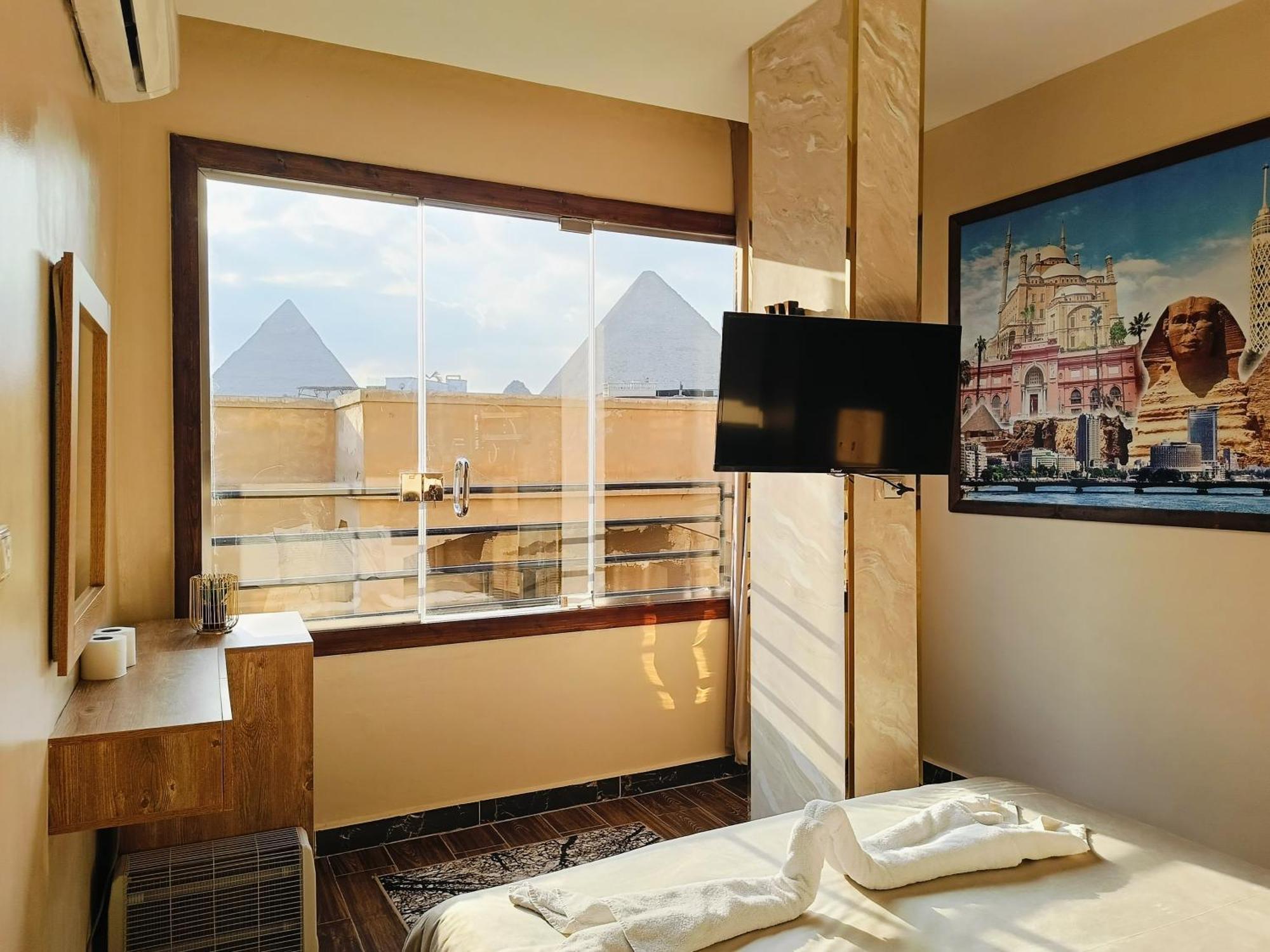 Kafret el-Gabal Magic Golden Pyramids View酒店 外观 照片